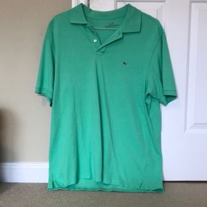 Green Men’s Vineyard Vines Polo Shirt- Large